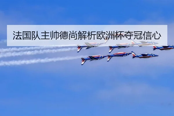 法国队主帅德尚解析欧洲杯夺冠信心 - Jiangnan